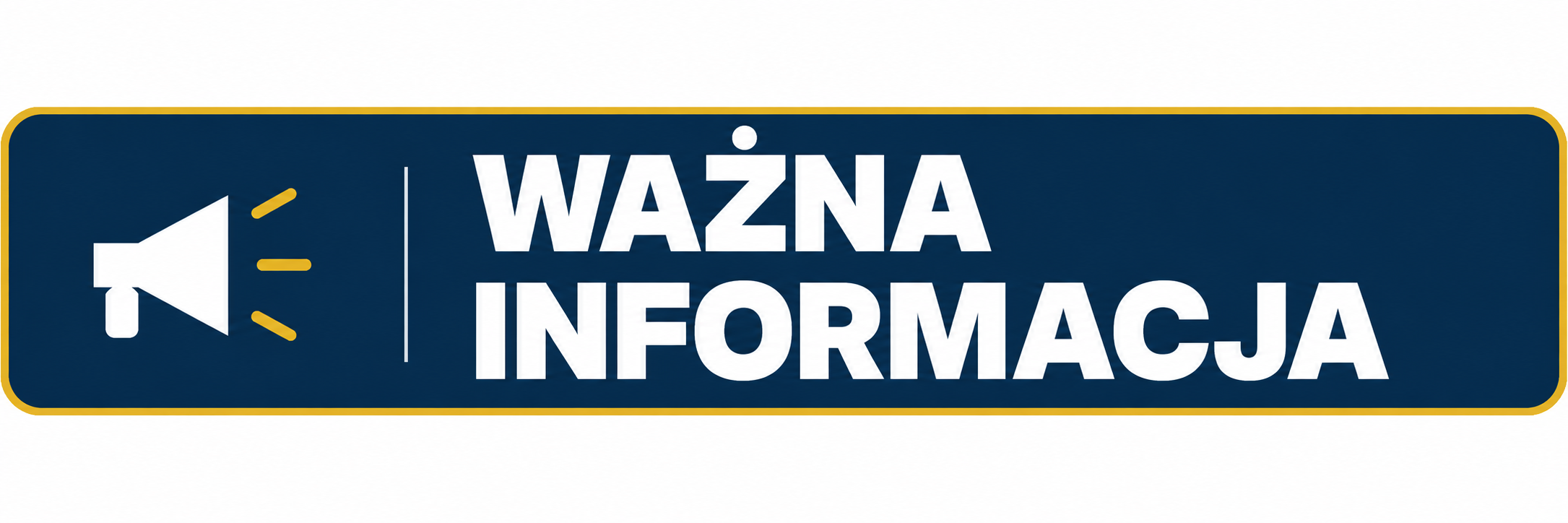 Ważna informacja